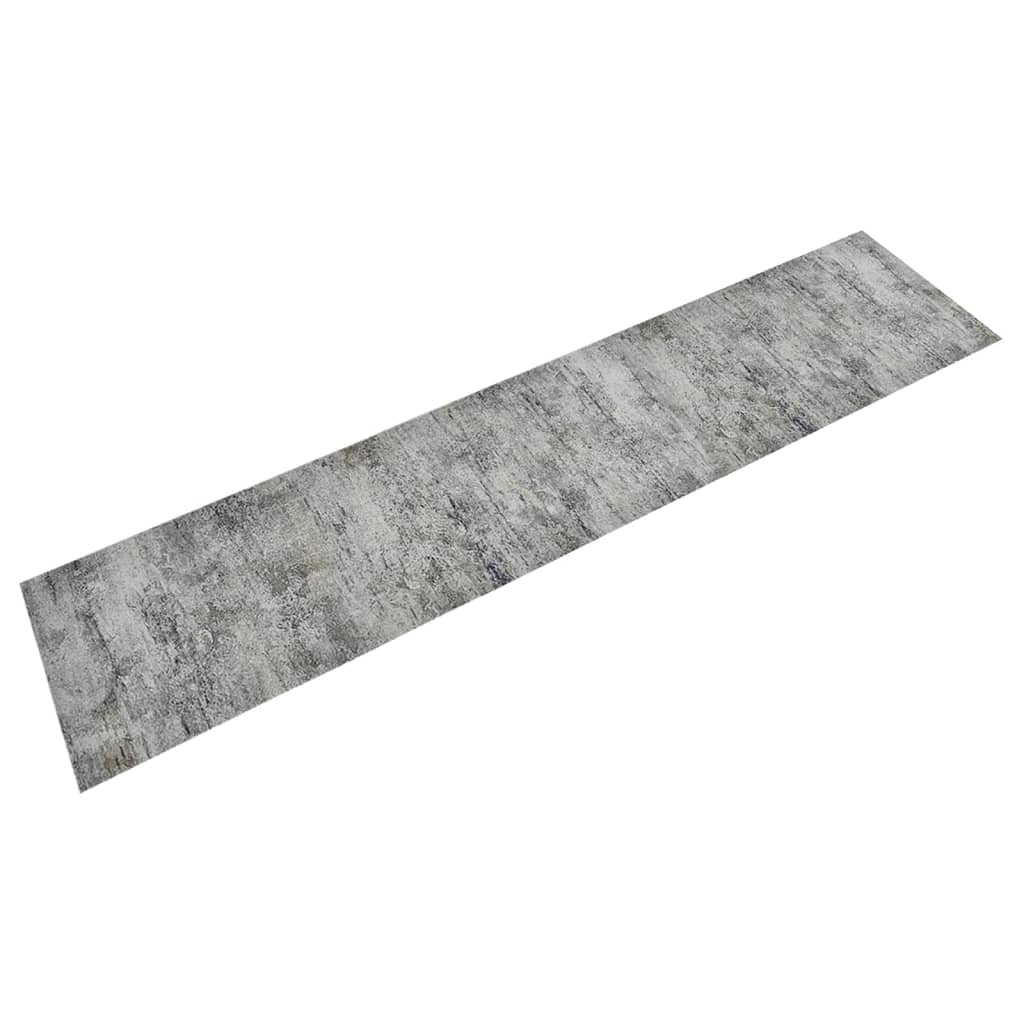 Tapete de cozinha lavável 60x300 cm veludo padrão betão