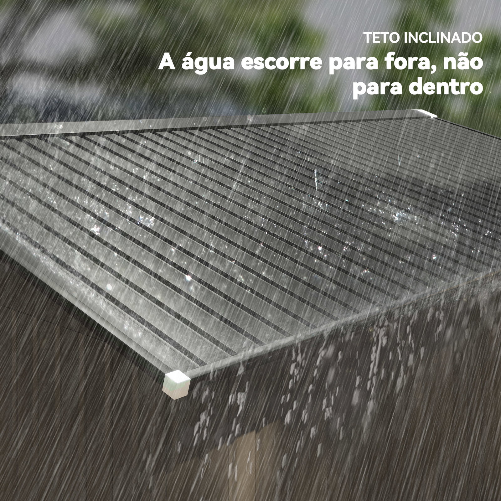 Abrigo de jardim exterior para armazenamento de ferramentas com 4 janelas 12,4 m² 340x386x200 cm marrom
