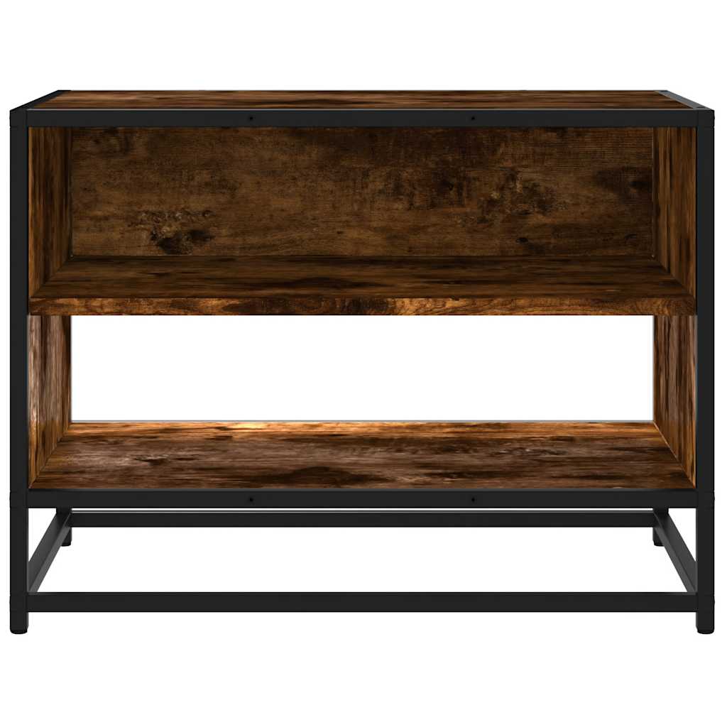 Móvel de TV 61x40x46 cm derivados madeira/metal carvalho fumado