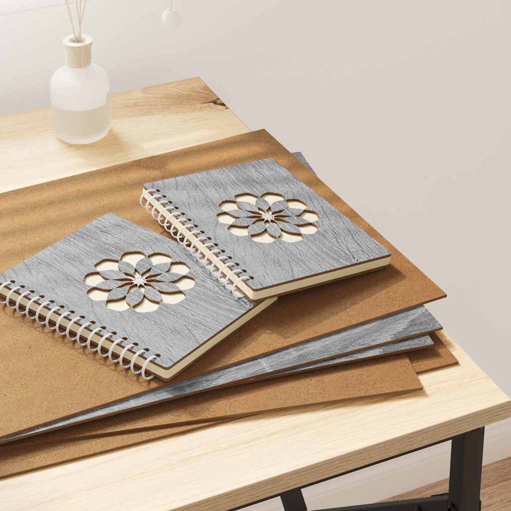 Painéis de decoração 50 unid. cinza sonoma 30 x 42 x 0.27 cm