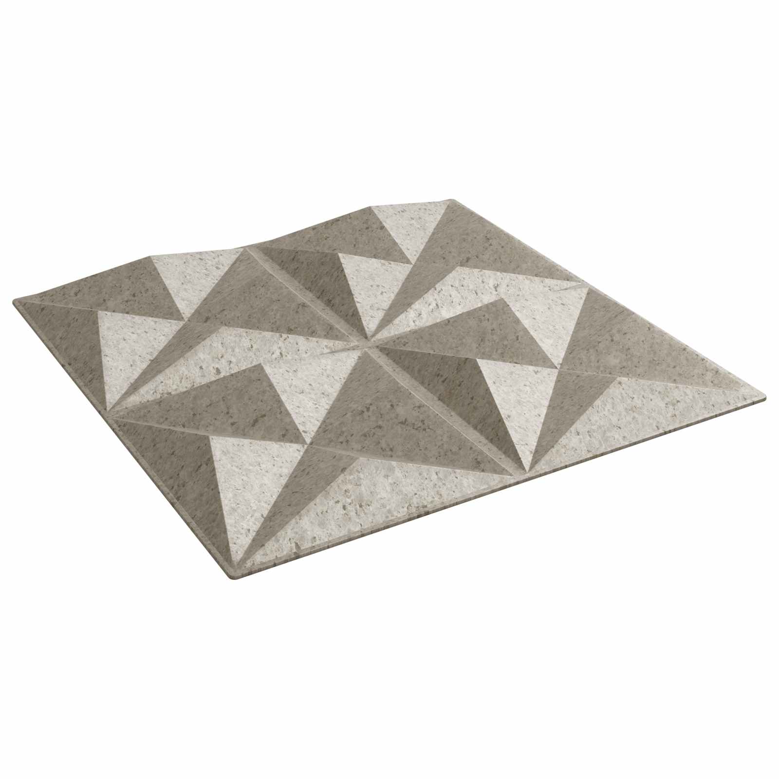 Painéis de parede 24 unid. 50 x 50 cm beton origami espuma xps