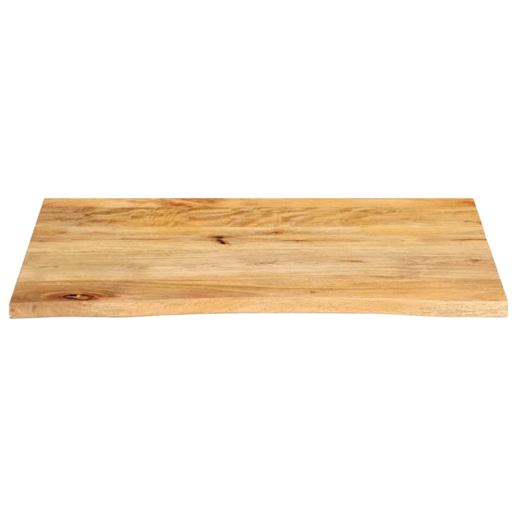 Tampo de mesa c/ borda viva 70x60x3,8 cm mangueira maciça