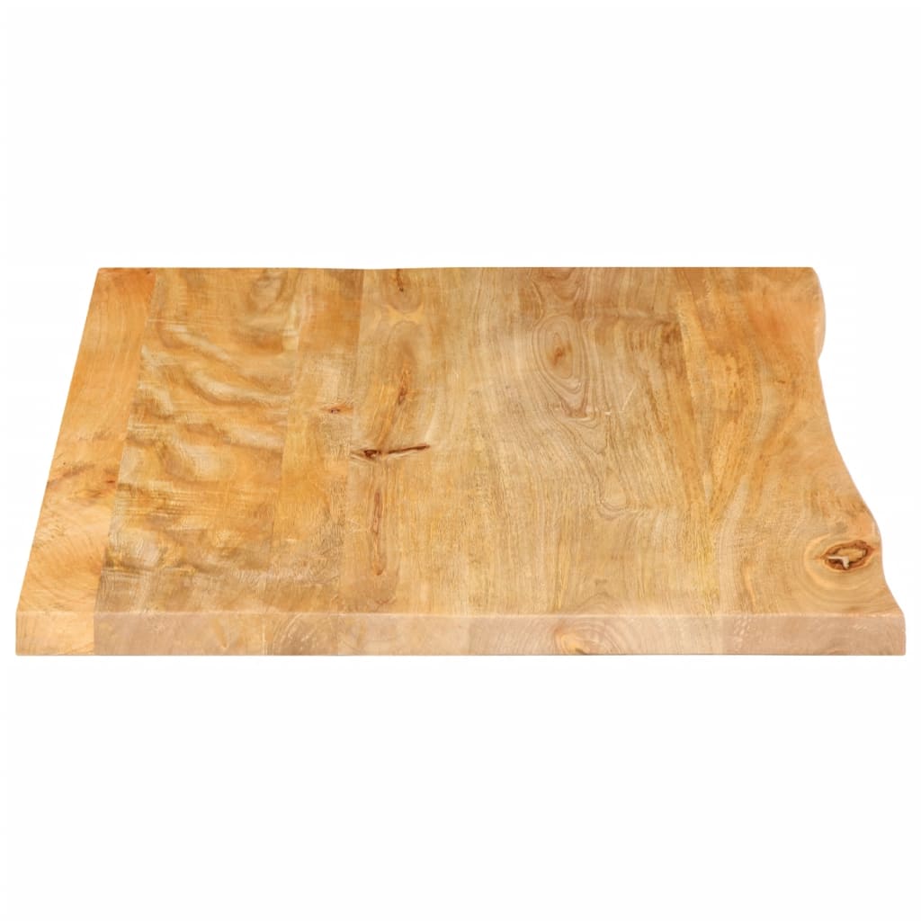 Tampo de mesa c/ borda viva 70x60x3,8 cm mangueira maciça