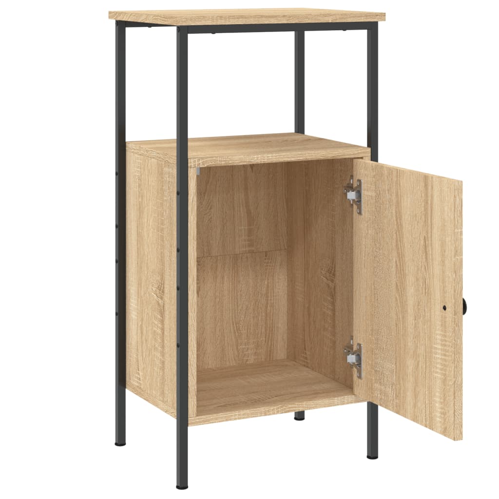 Mesa de cabeceira 41x31x80 cm derivados madeira carvalho sonoma