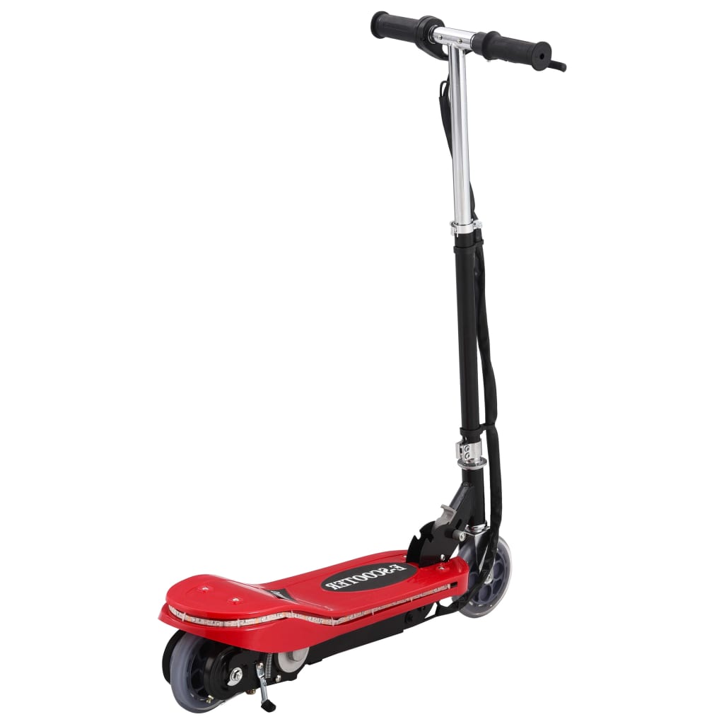 Trotinete/scooter elétrica com leds 120 w vermelho