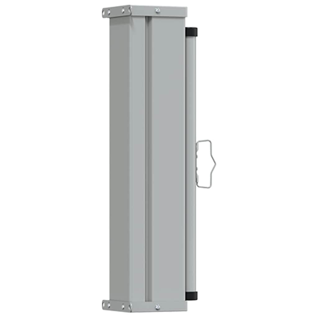 Toldo lateral retrátil para pátio 60x300 cm vermelho