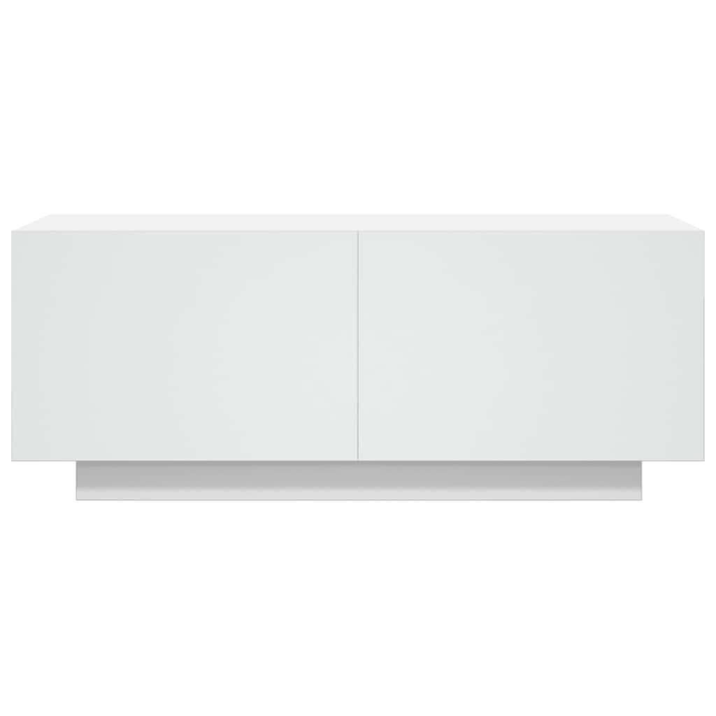 Móvel p/ TV 100x35x40cm madeira processada branco