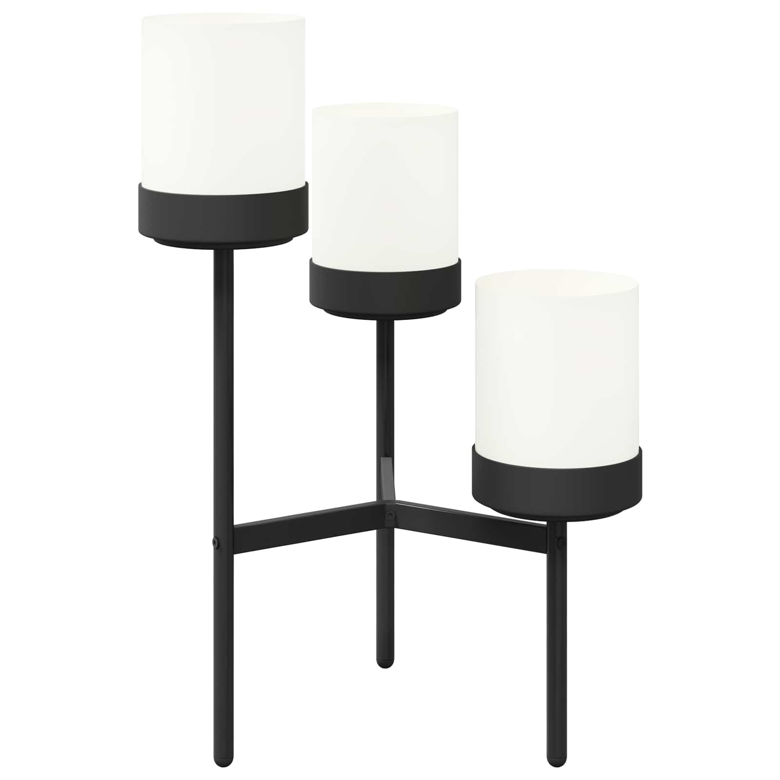 Suporte para flores branco 54 x 49 x 81 cm polipropileno e aço