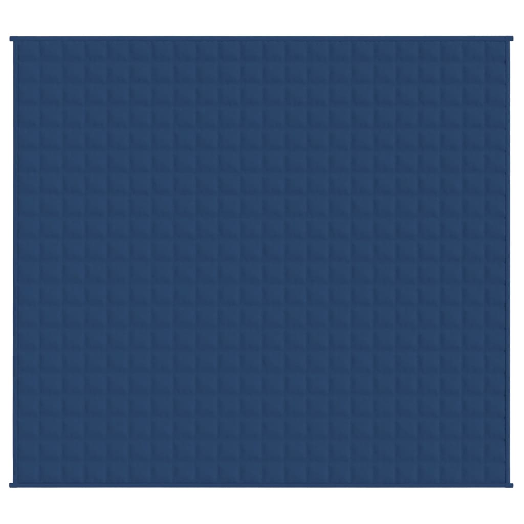 Manta pesada 11 kg 220x230 cm tecido azul