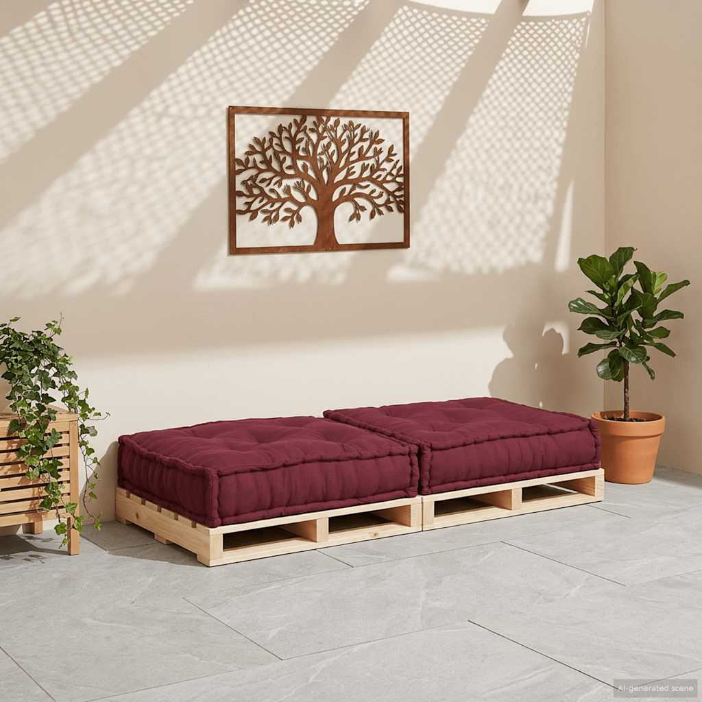 Unidade de sofá modular 70x70x36 cm tecido castanho