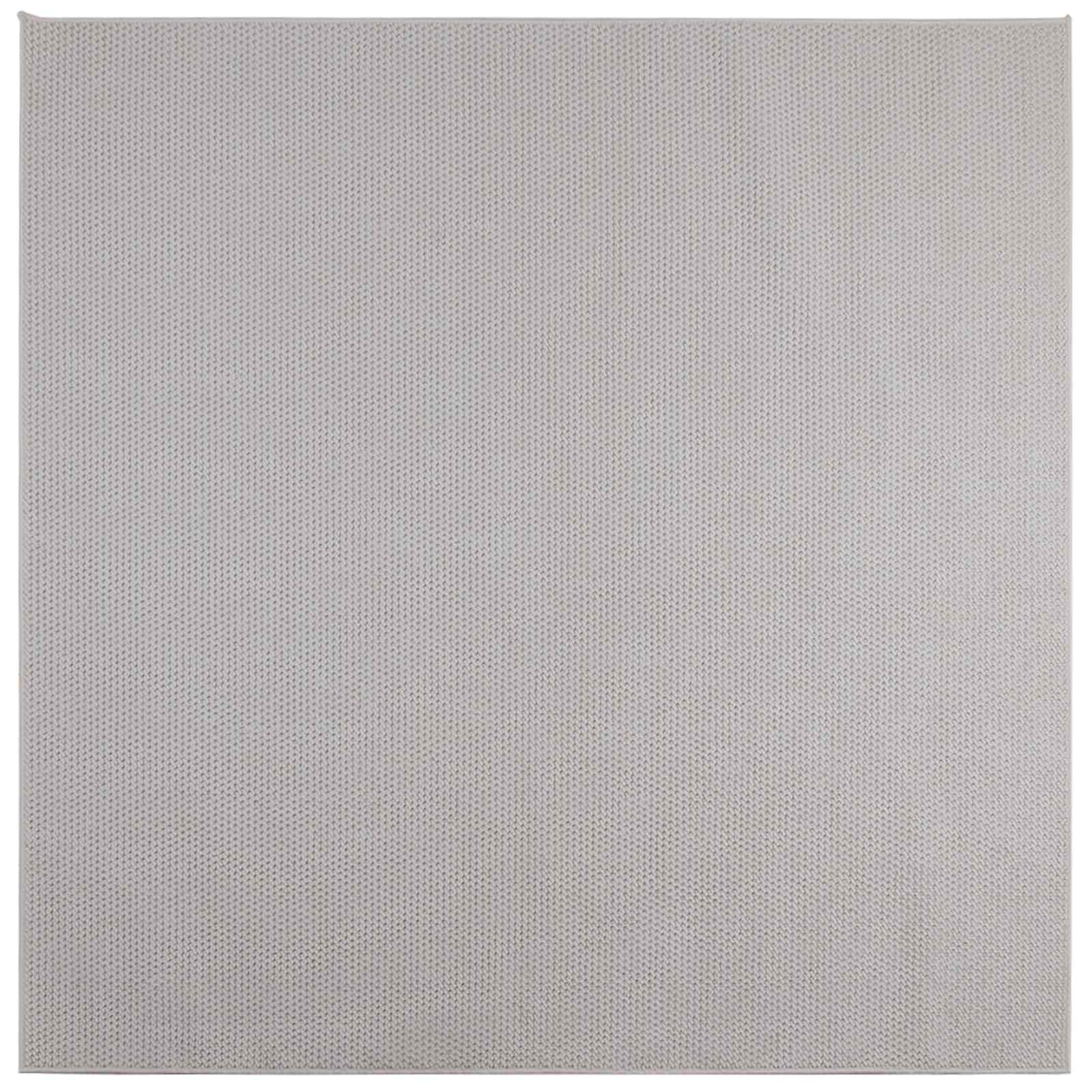 Tapetes de área quadrado lugo creme 240 x 240 cm poliéster