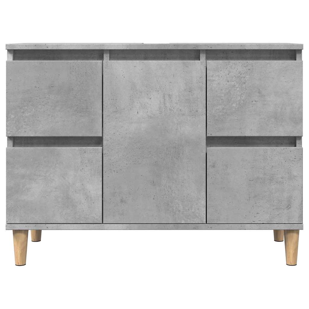 Móvel p/ lavatório 80x33x60 cm derivados madeira cinza cimento