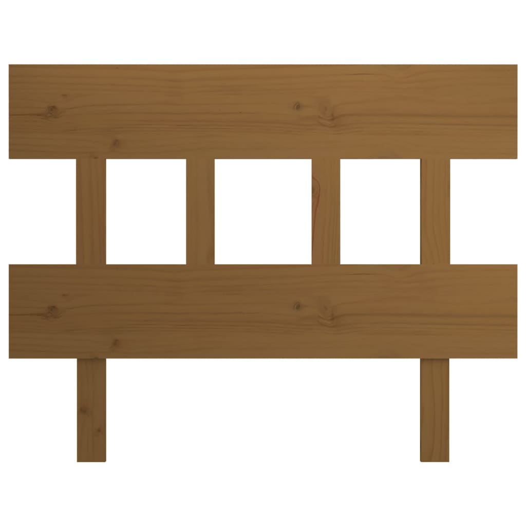 Cabeceira de cama 103,5x3x81 cm pinho maciço castanho mel