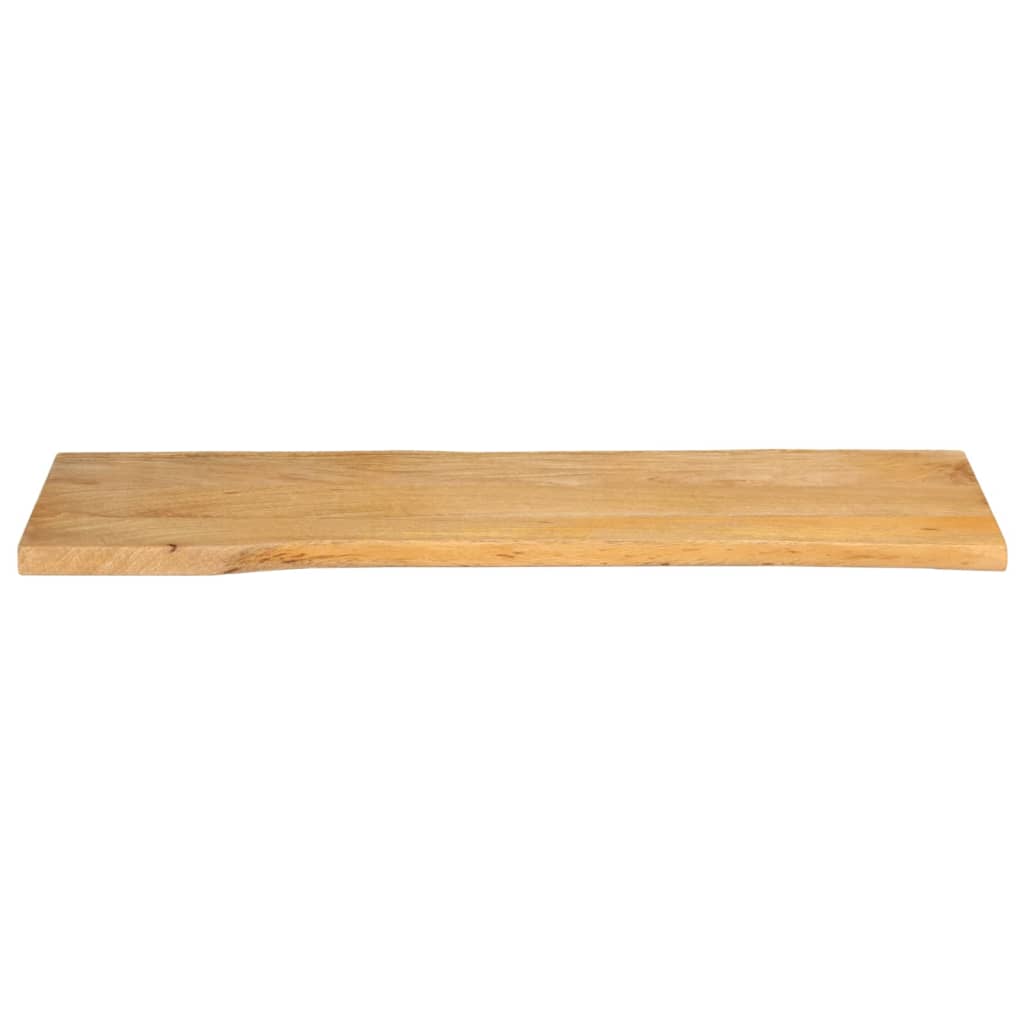 Tampo de mesa c/ borda viva 140x40x2,5 cm mangueira maciça