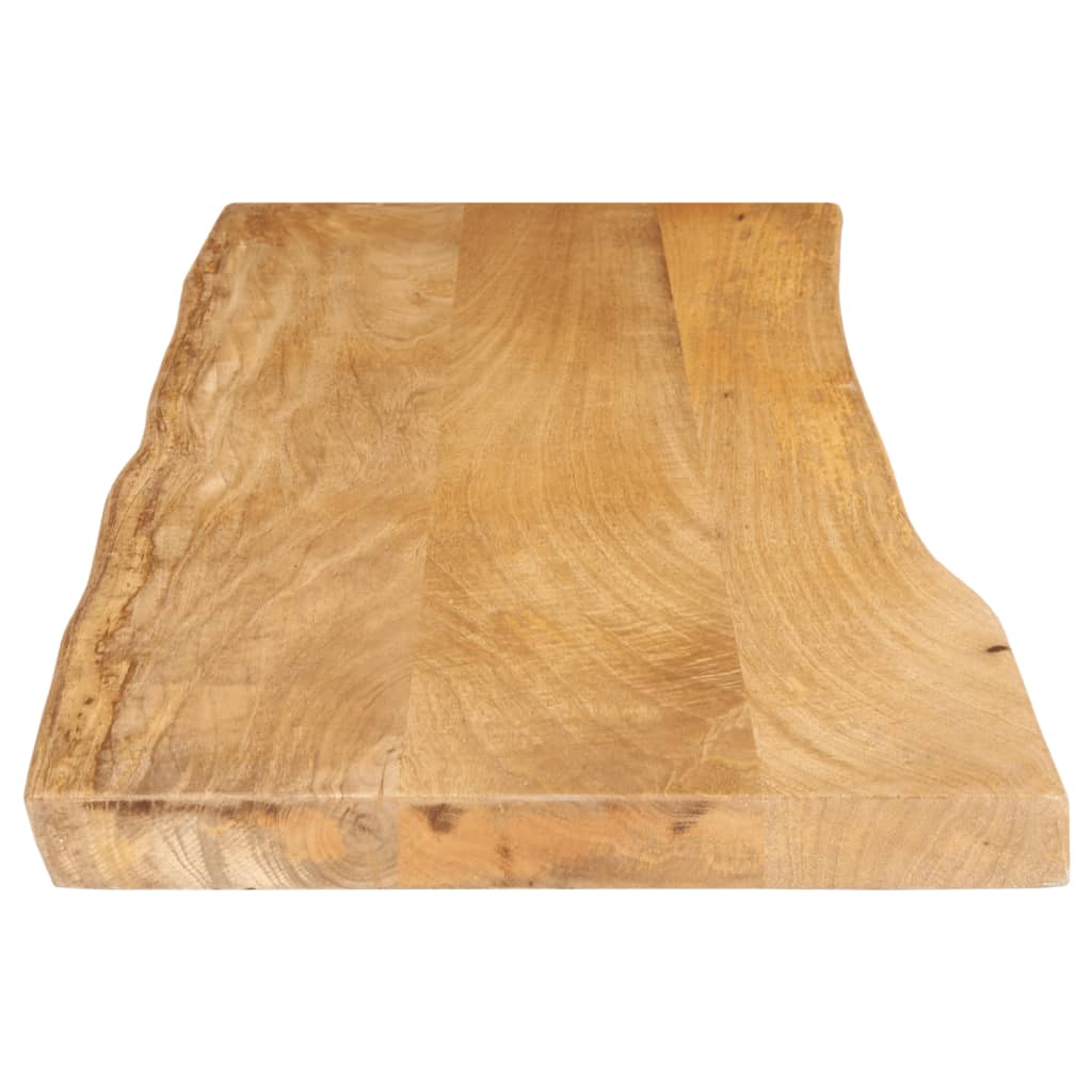 Tampo de mesa c/ borda viva 140x40x2,5 cm mangueira maciça
