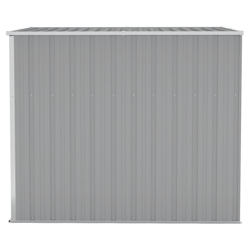 Abrigo suspenso p/ jardim 118x194x178 cm aço galvaniz. cinzento