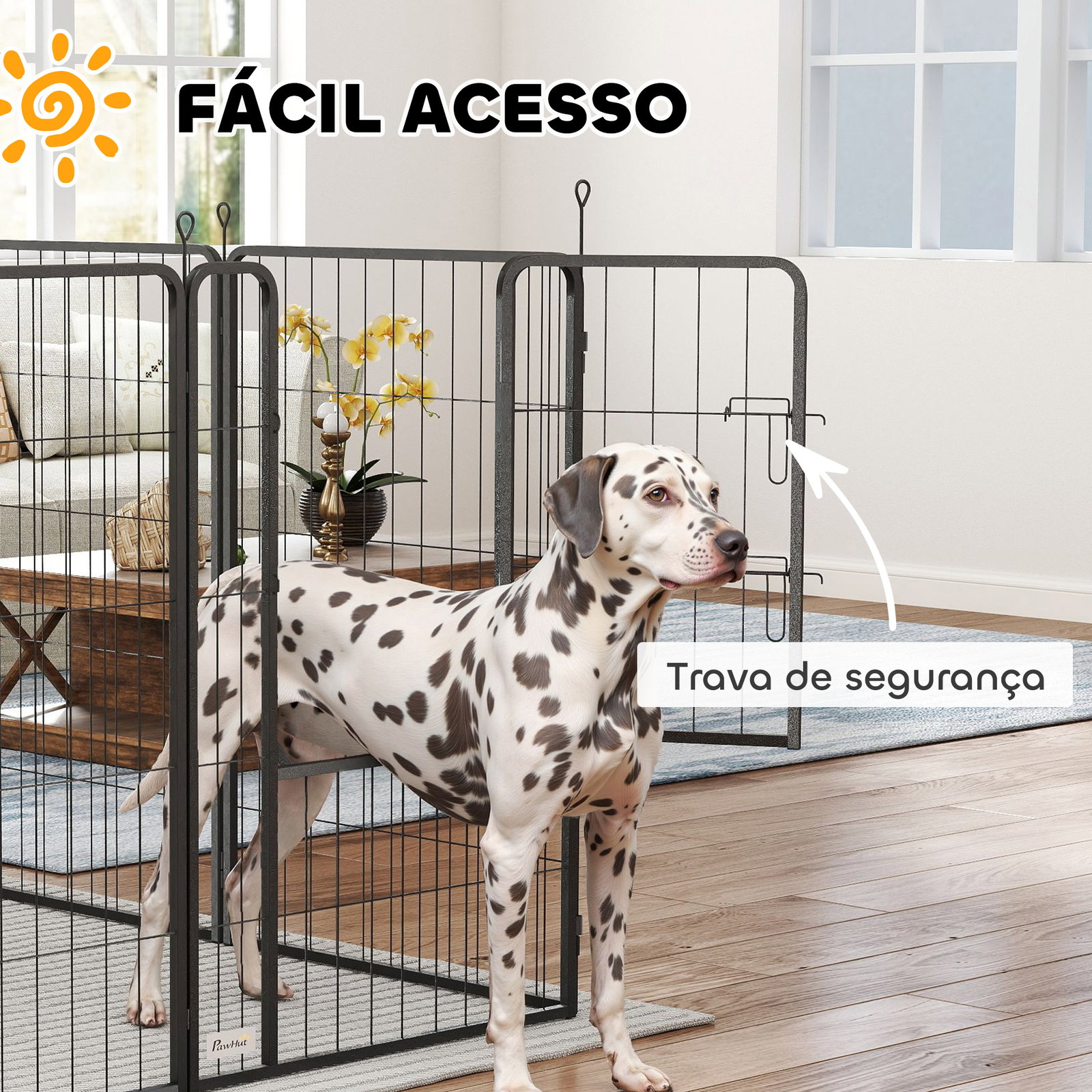 Parque para cães de 12 painéis 68x100 cm parque dobrável para cães médios com portas fecho e estacas preto