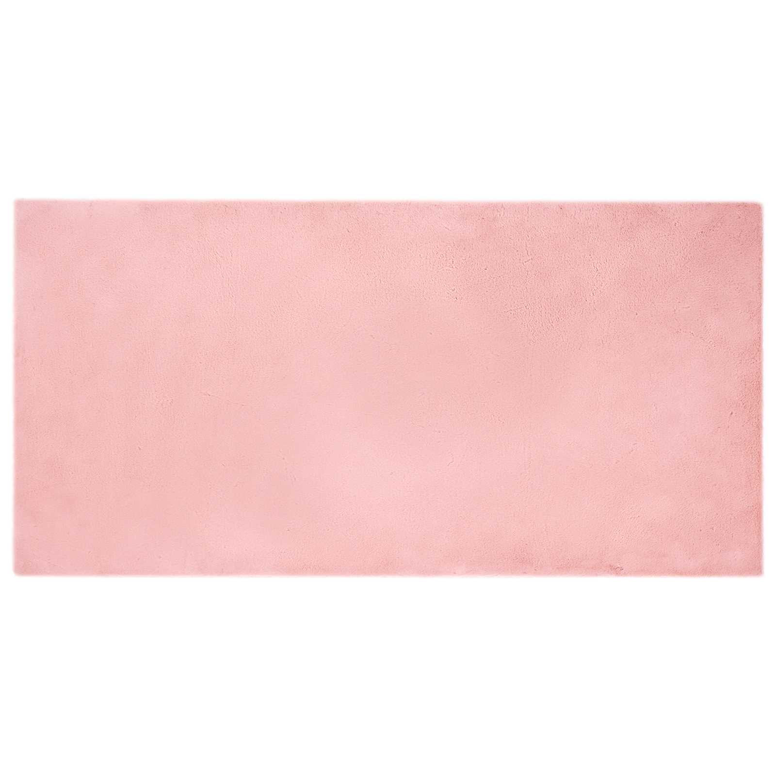 Tapete antideslizante de sintética de coelho olite rosa