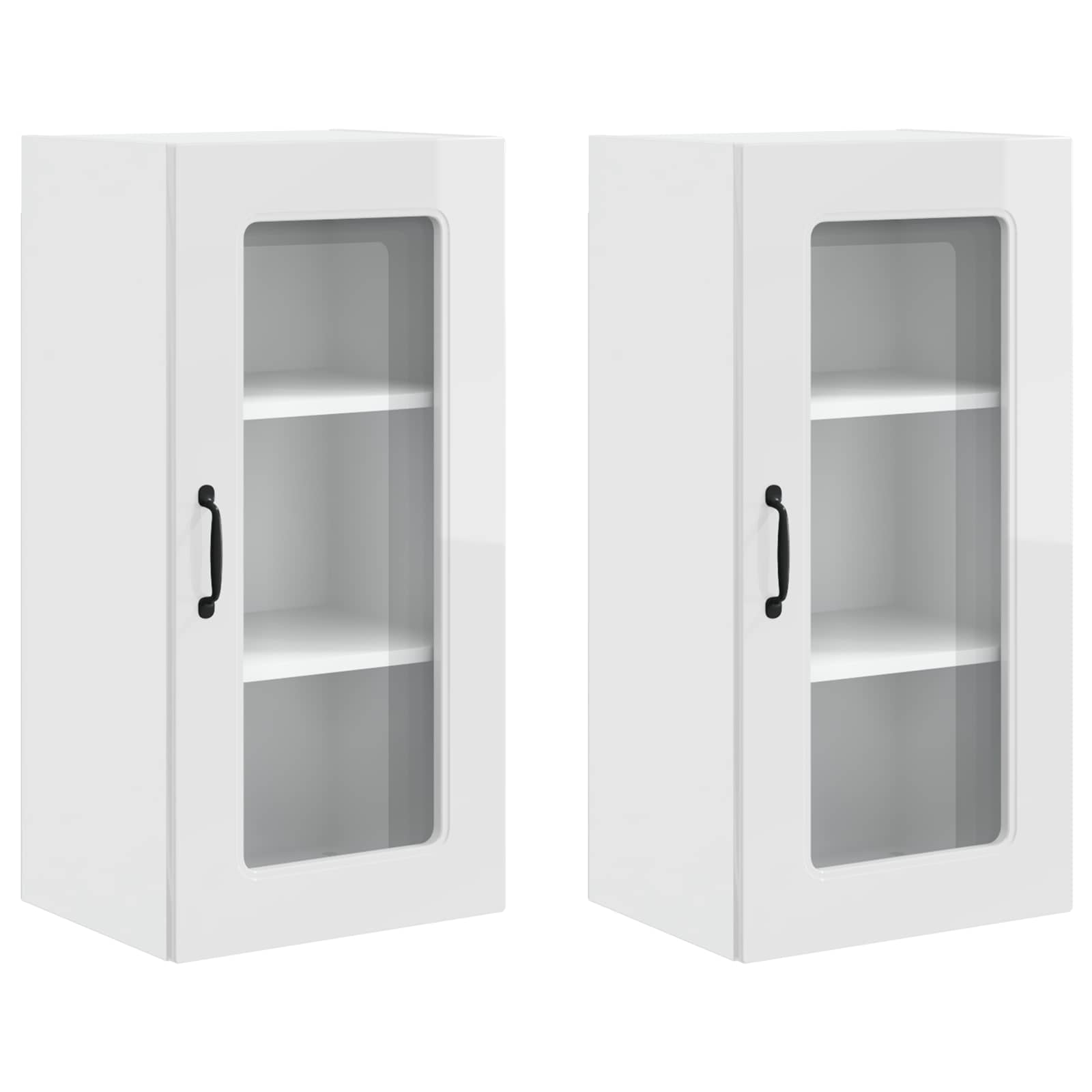 Painel de lava-louça kalmar 2 unid. branco brilhante