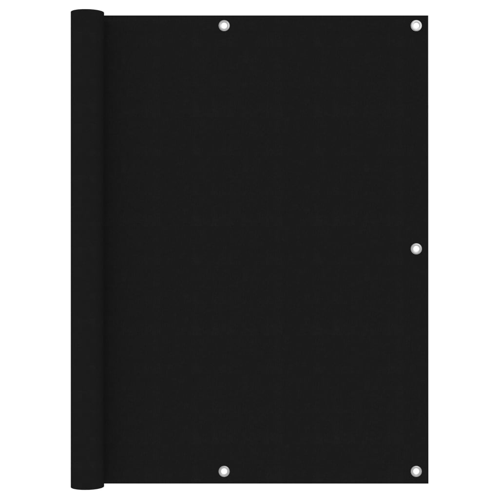 Tela de varanda 120x400 cm tecido oxford preto