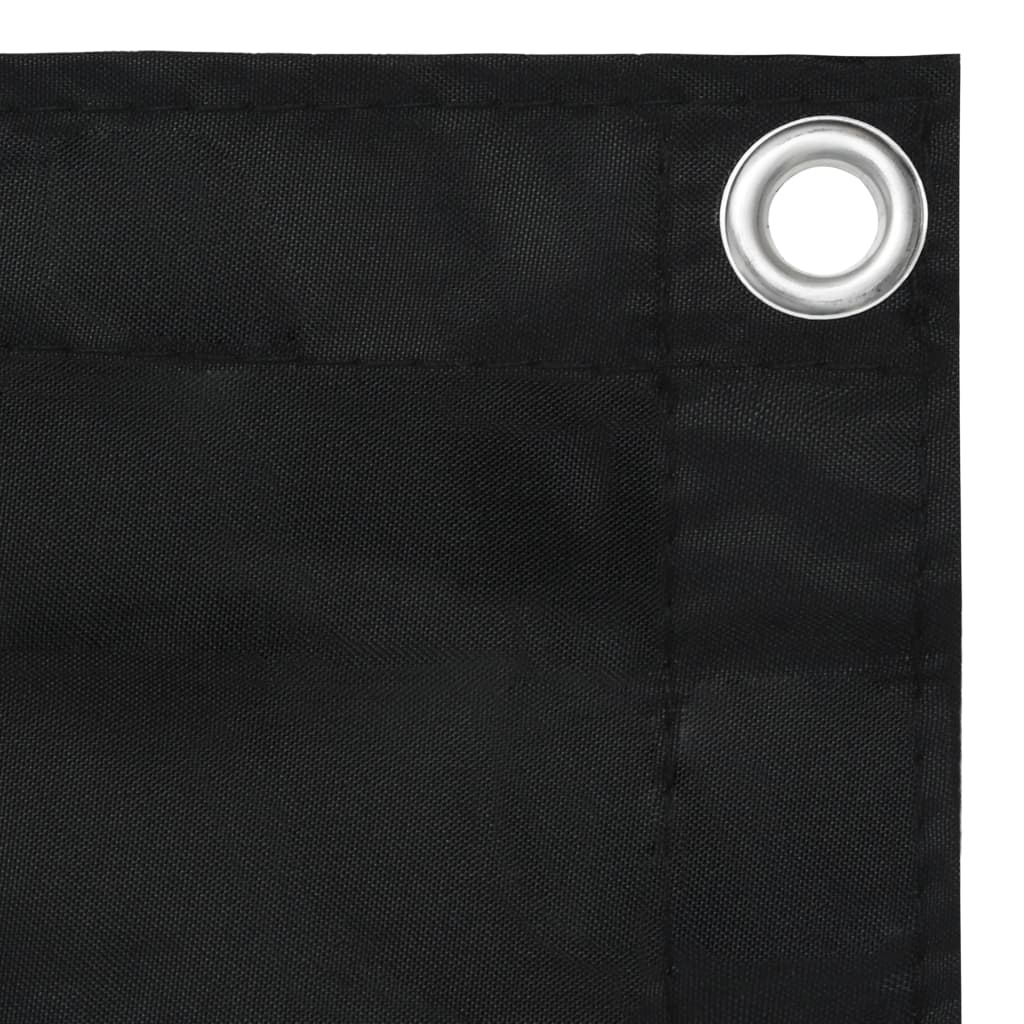 Tela de varanda 120x400 cm tecido oxford preto