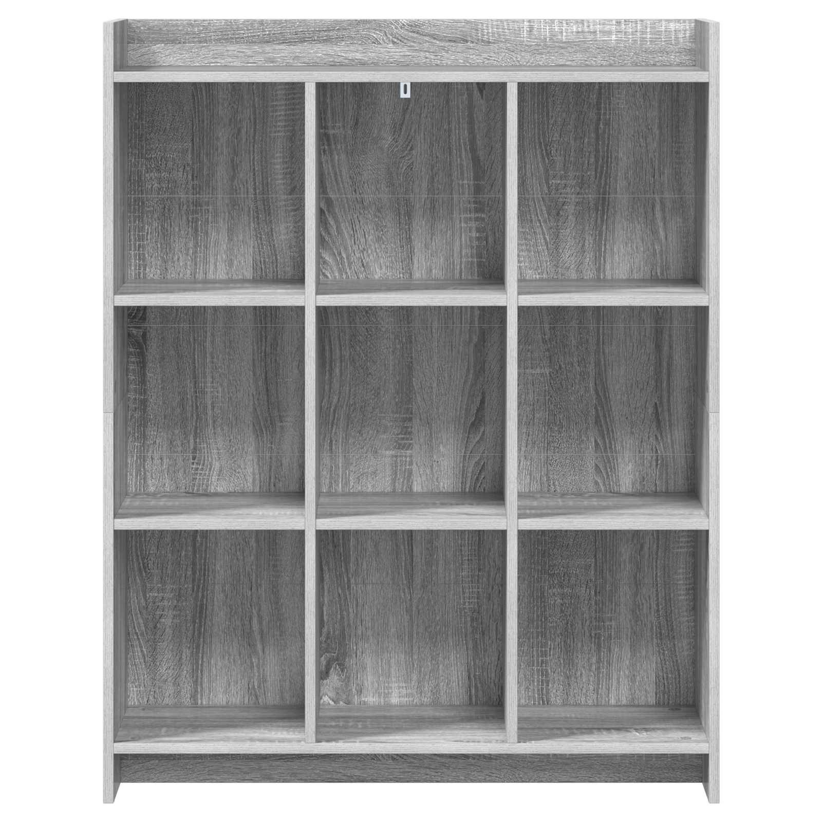 Estante sonoma cinzento 87,5 x 30 x 111 cm derivados de madeira