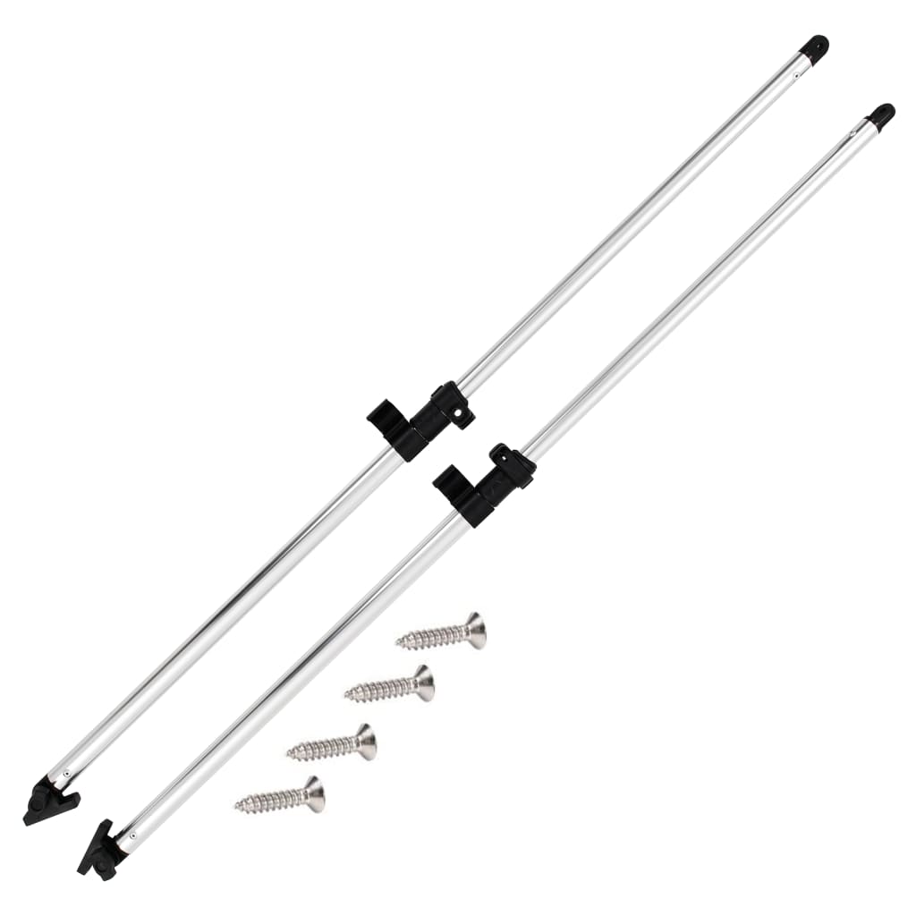 Mastros de suporte para toldo bimini 2 pcs alumínio