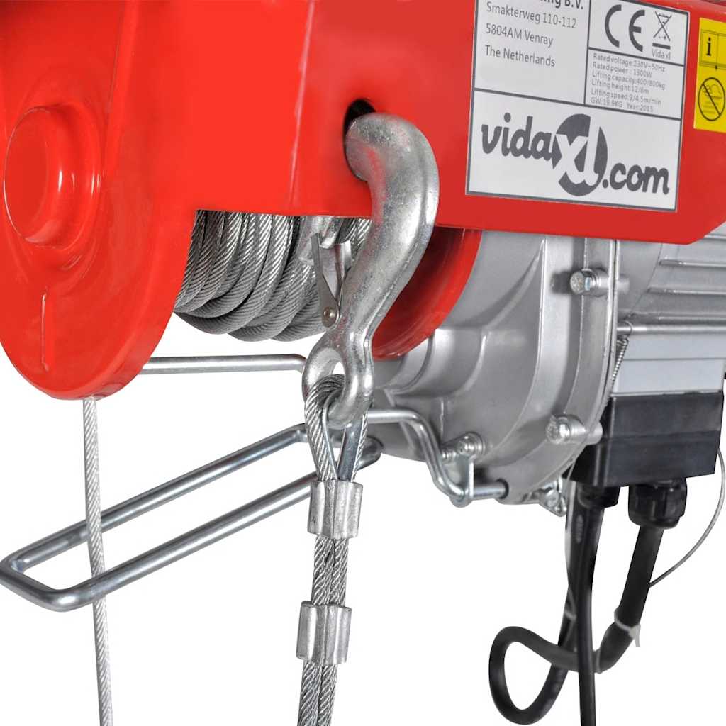 Guindaste elétrico 1000 w 200/400kg