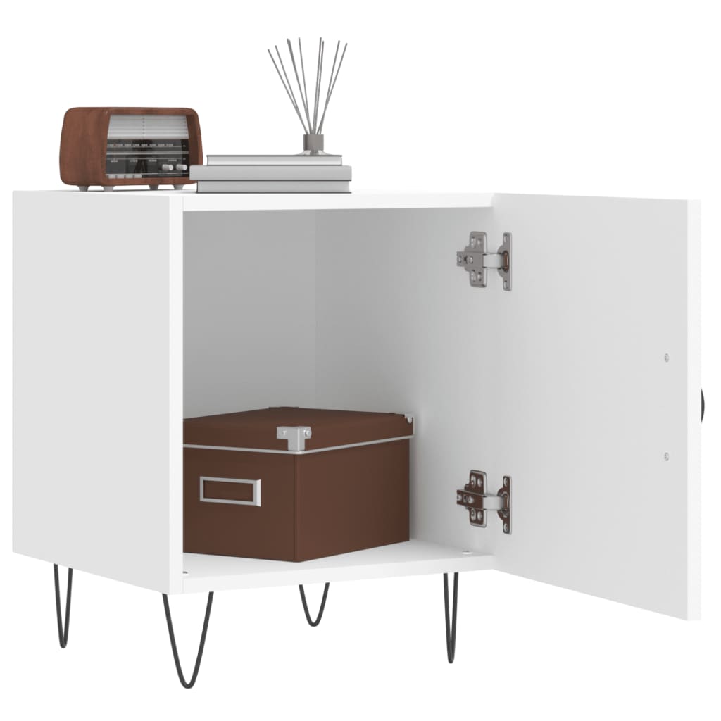 Mesa cabeceira 40x40x50 cm derivados de madeira branco