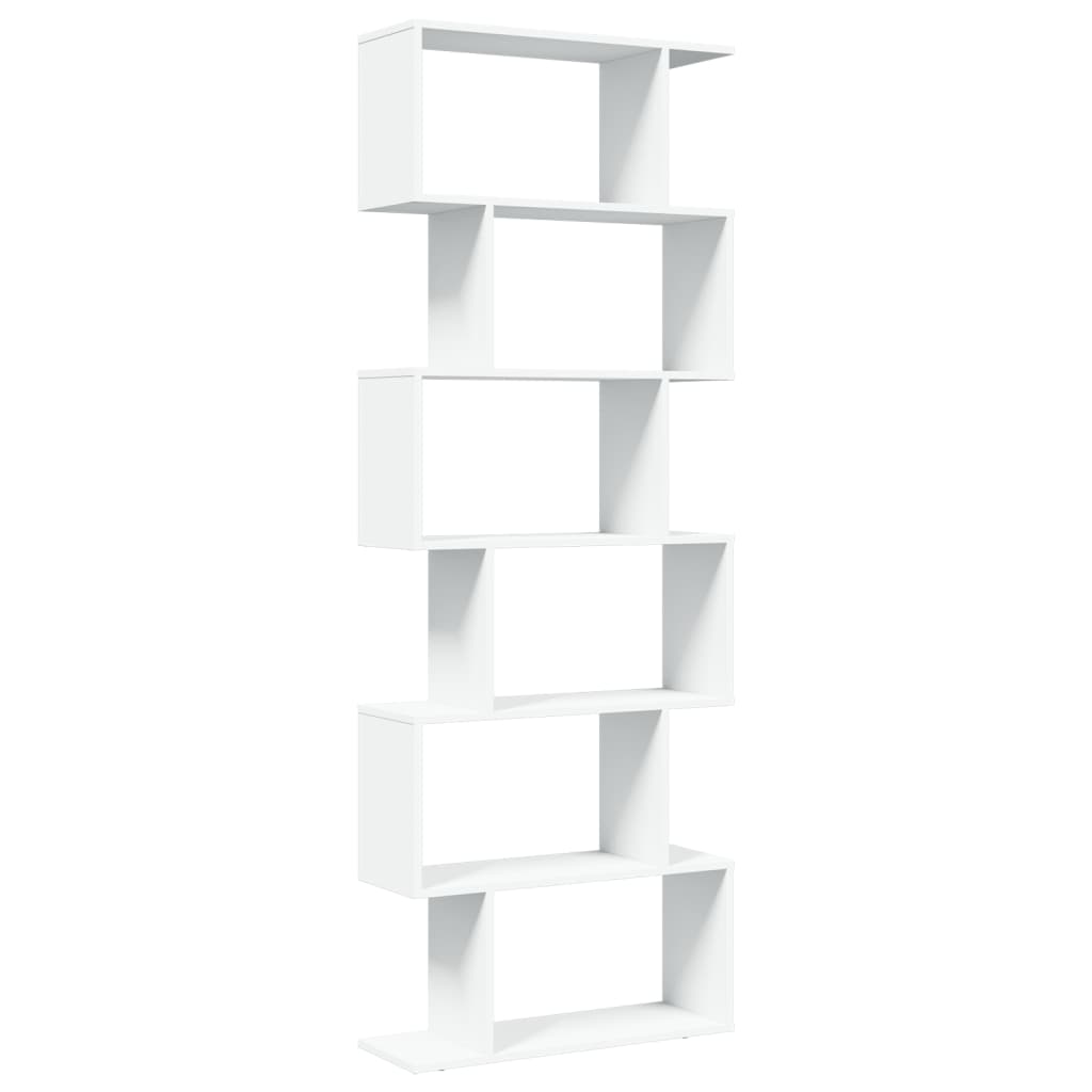 Estante divisória 6 níveis 70x24x193cm derivados madeira branco