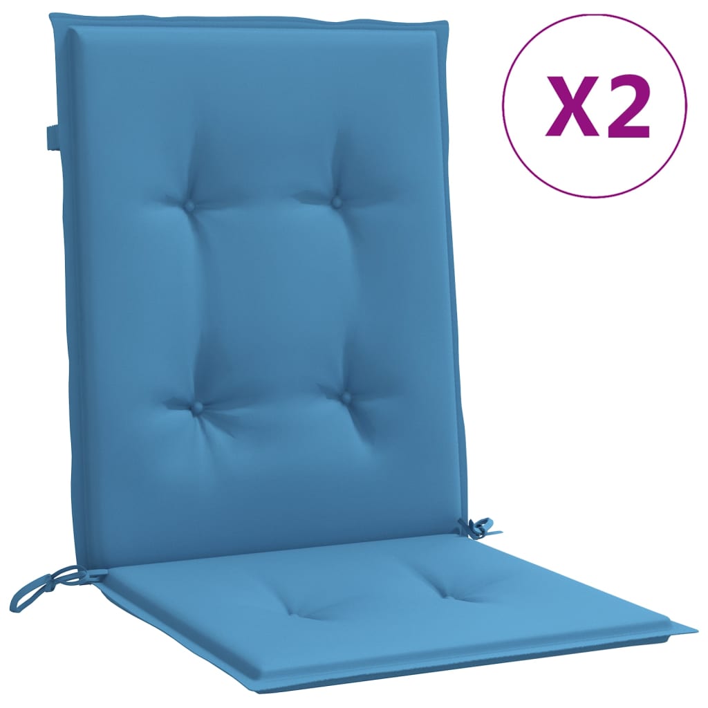Almofadões lombares p/ cadeiras 2pcs 100x50x4cm mesclado tecido