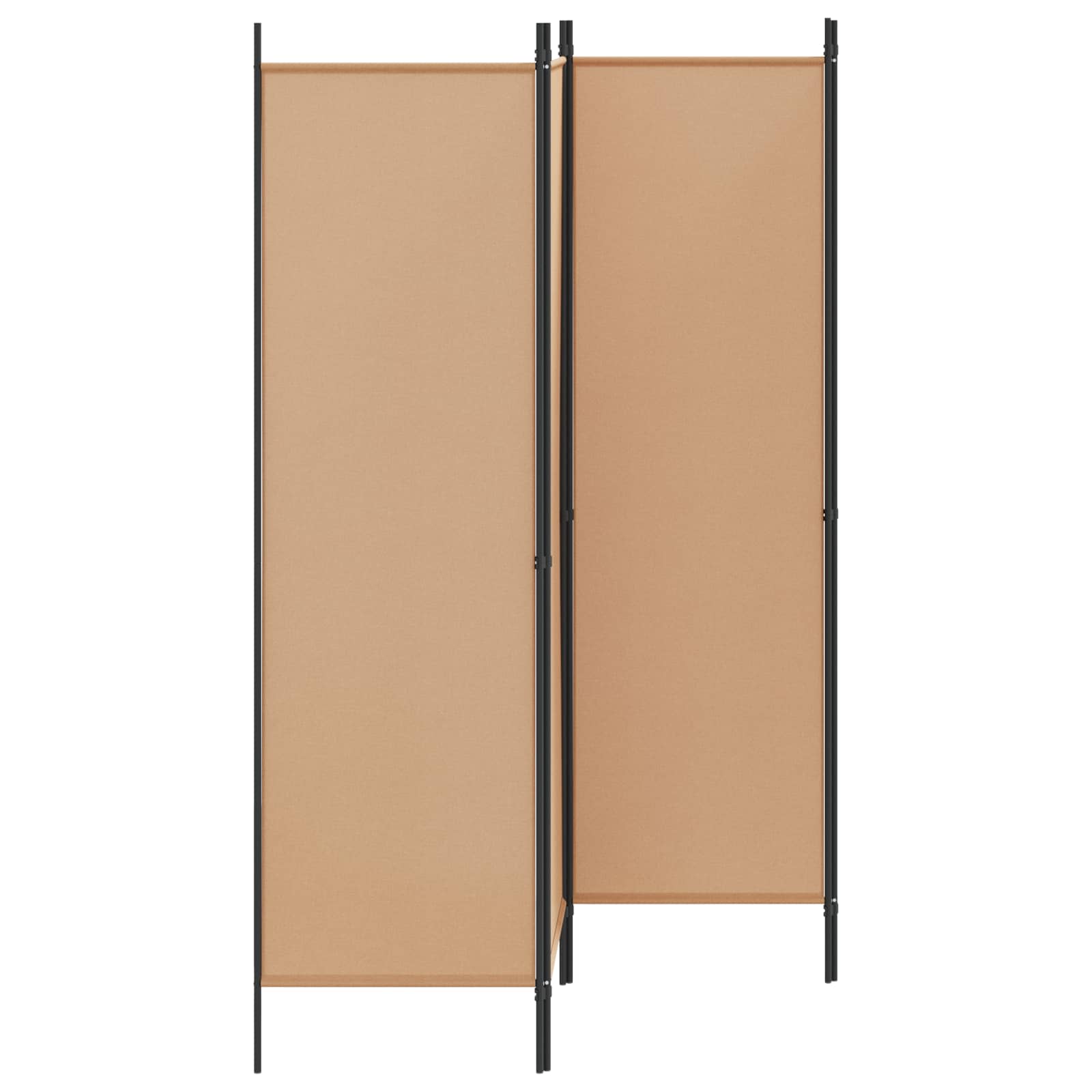 Divisória de quatro painéis bege 200 x 180 cm tecido