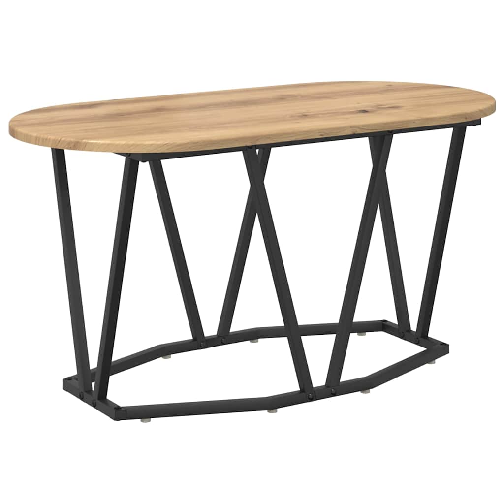 Mesa de centro carvalho artesanal 80 x 40 x 40.5 cm