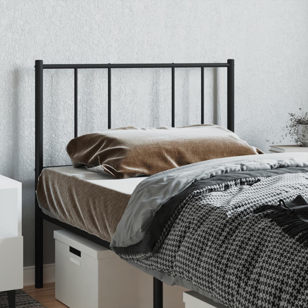 Cabeceira de substituição 107 cm metal preto