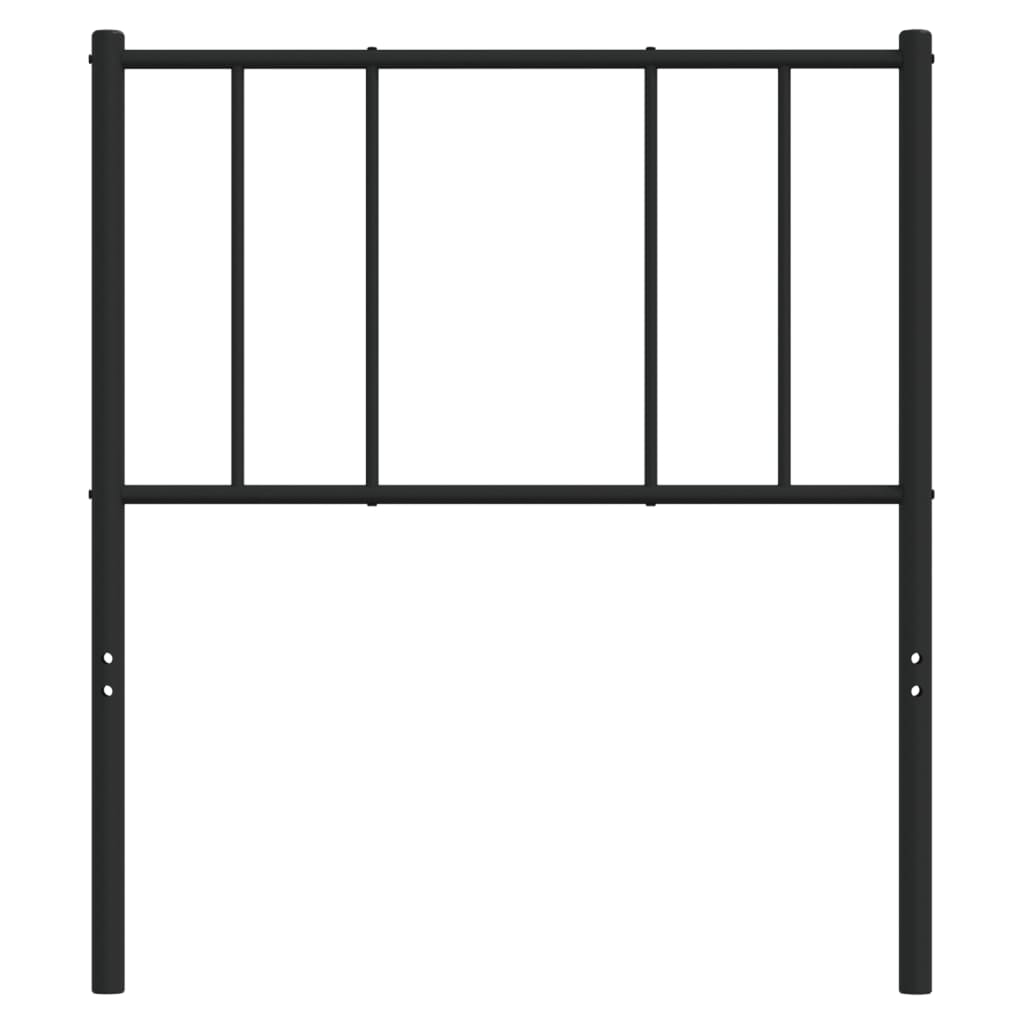 Cabeceira de substituição 107 cm metal preto