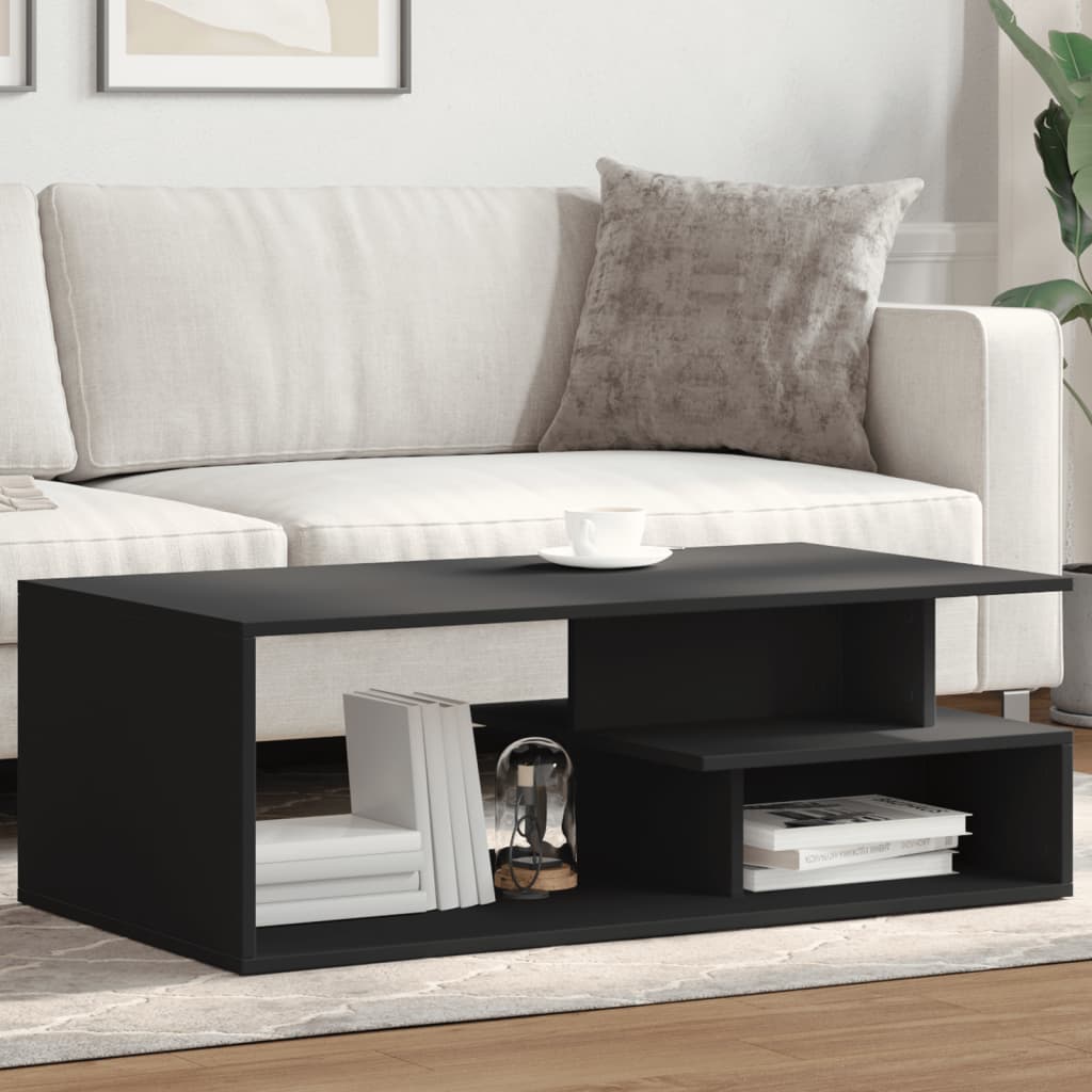 Mesa de centro 102x55x35 cm derivados de madeira preto