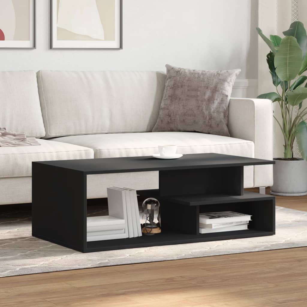 Mesa de centro 102x55x35 cm derivados de madeira preto