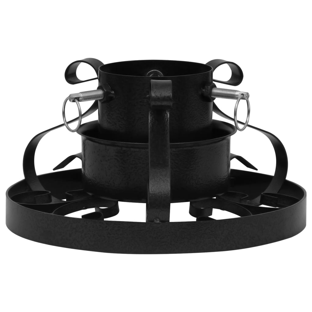 Suporte para árvore de natal 29x29x15,5 cm preto