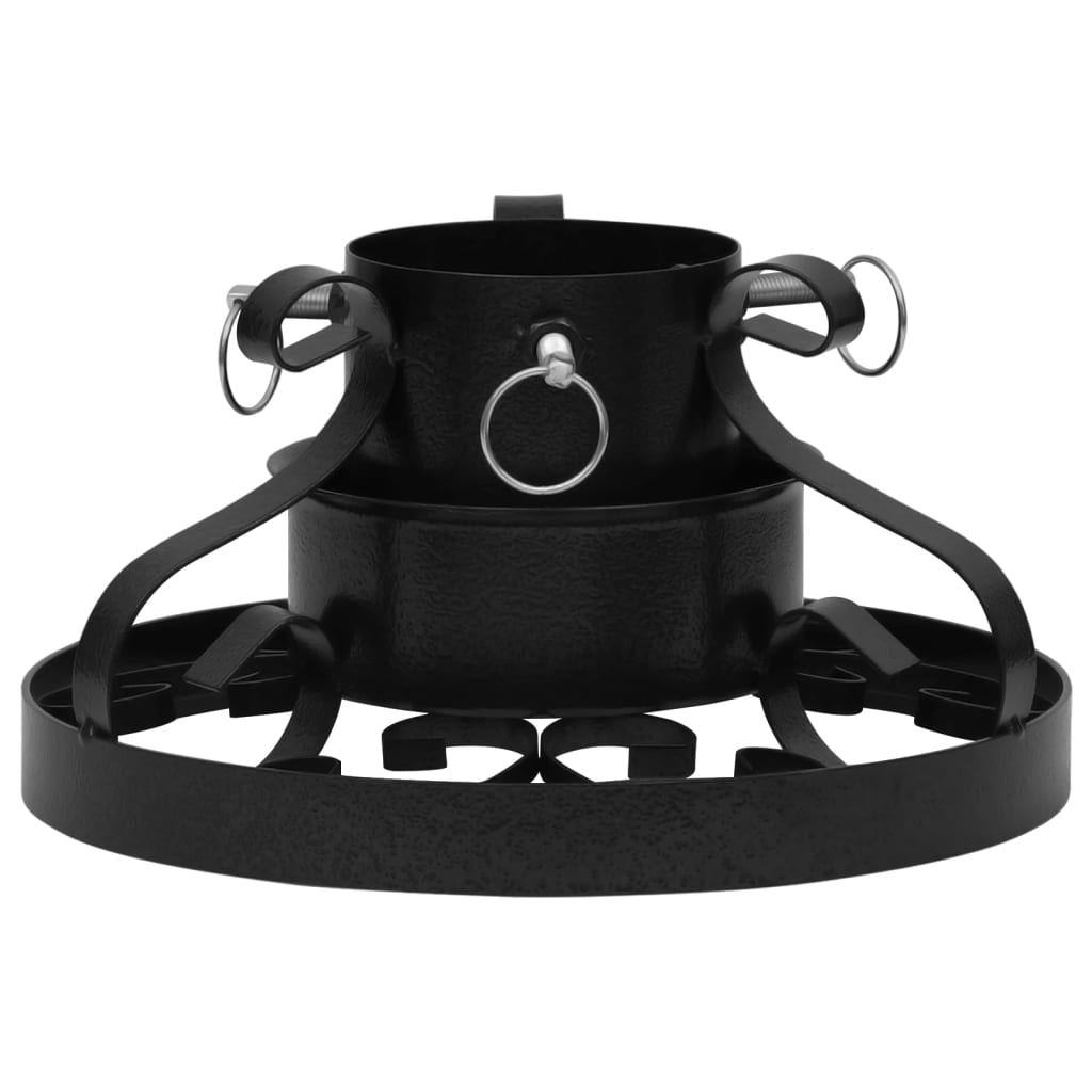 Suporte para árvore de natal 29x29x15,5 cm preto