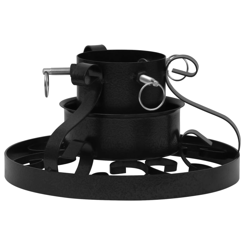 Suporte para árvore de natal 29x29x15,5 cm preto