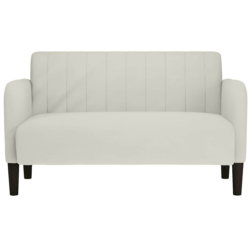 Sofá-luvas 109 cm veludo creme