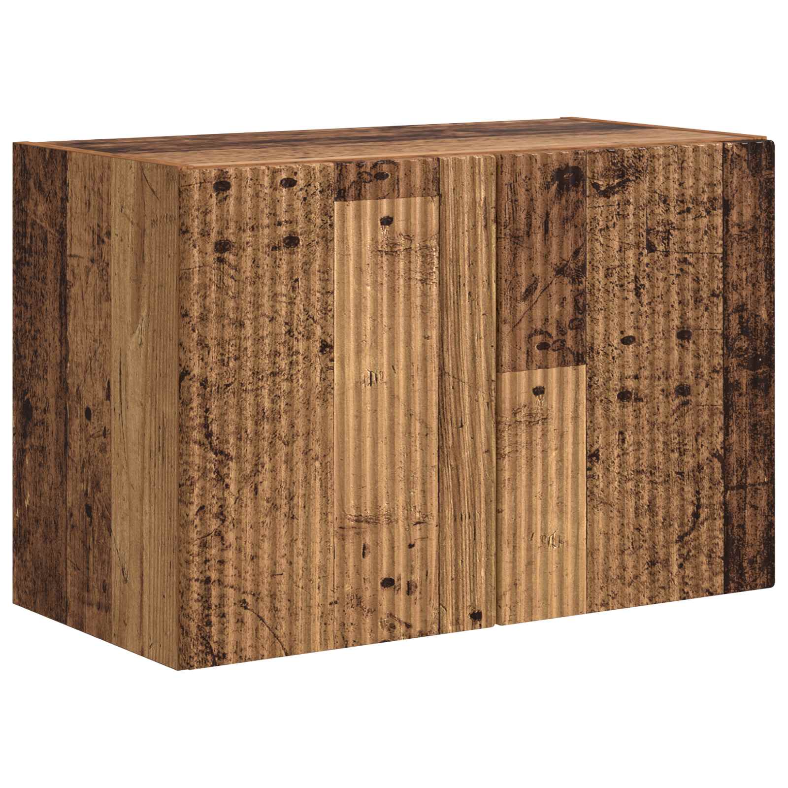 Armário de TV de parede 59,5 x 31 x 40 cm madeira antiga