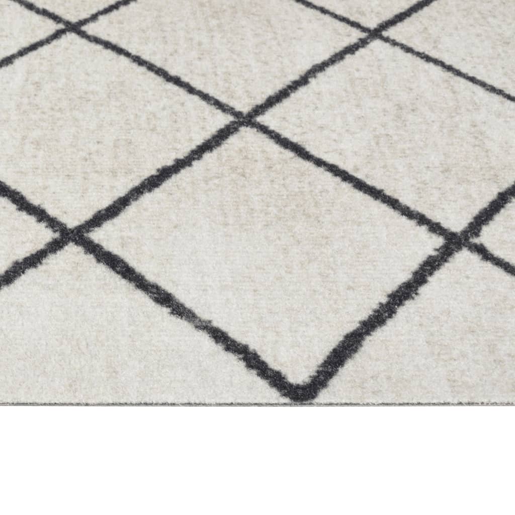 Tapete de cozinha lavável 60x180 cm veludo padrão quadrados