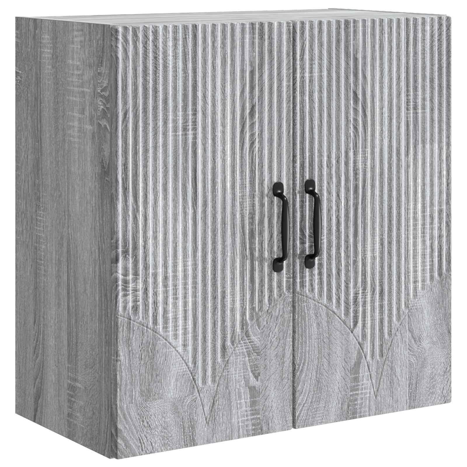 Armário de parede sonoma cinzento 59 x 31 x 60 cm