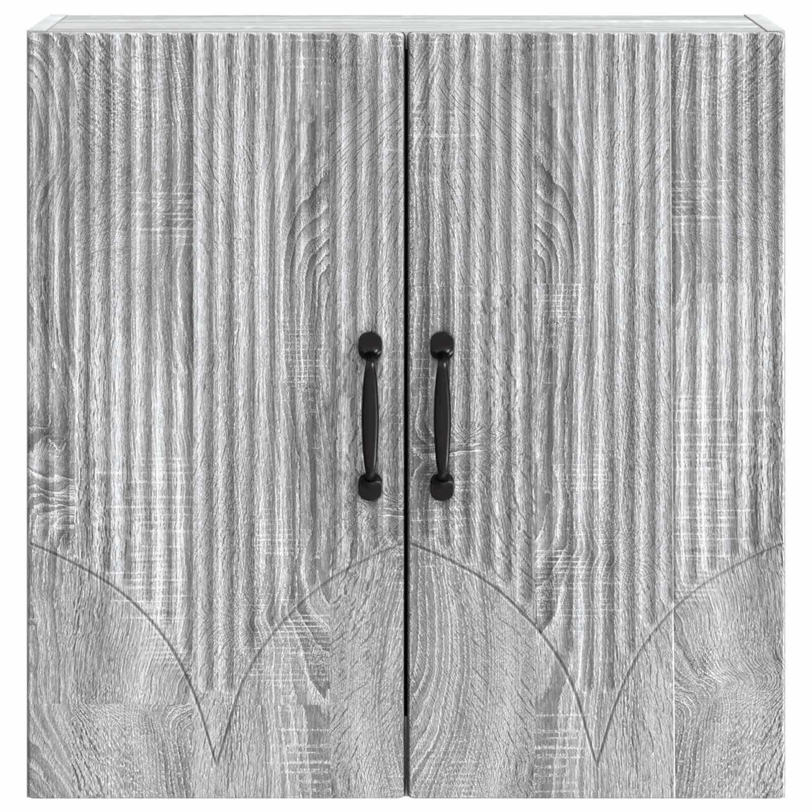 Armário de parede sonoma cinzento 59 x 31 x 60 cm