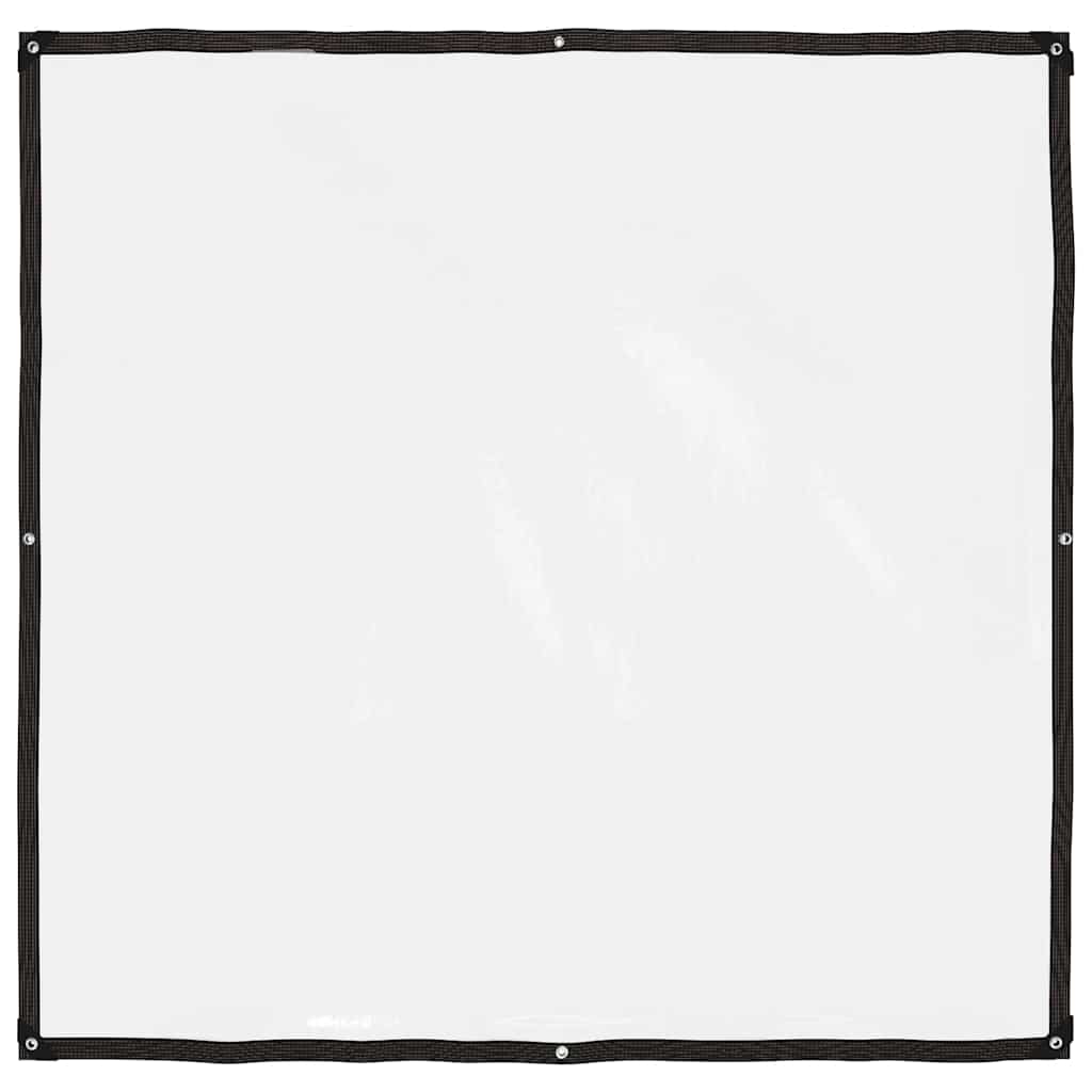 Lona transparente com ilhós 2x2 m polietileno