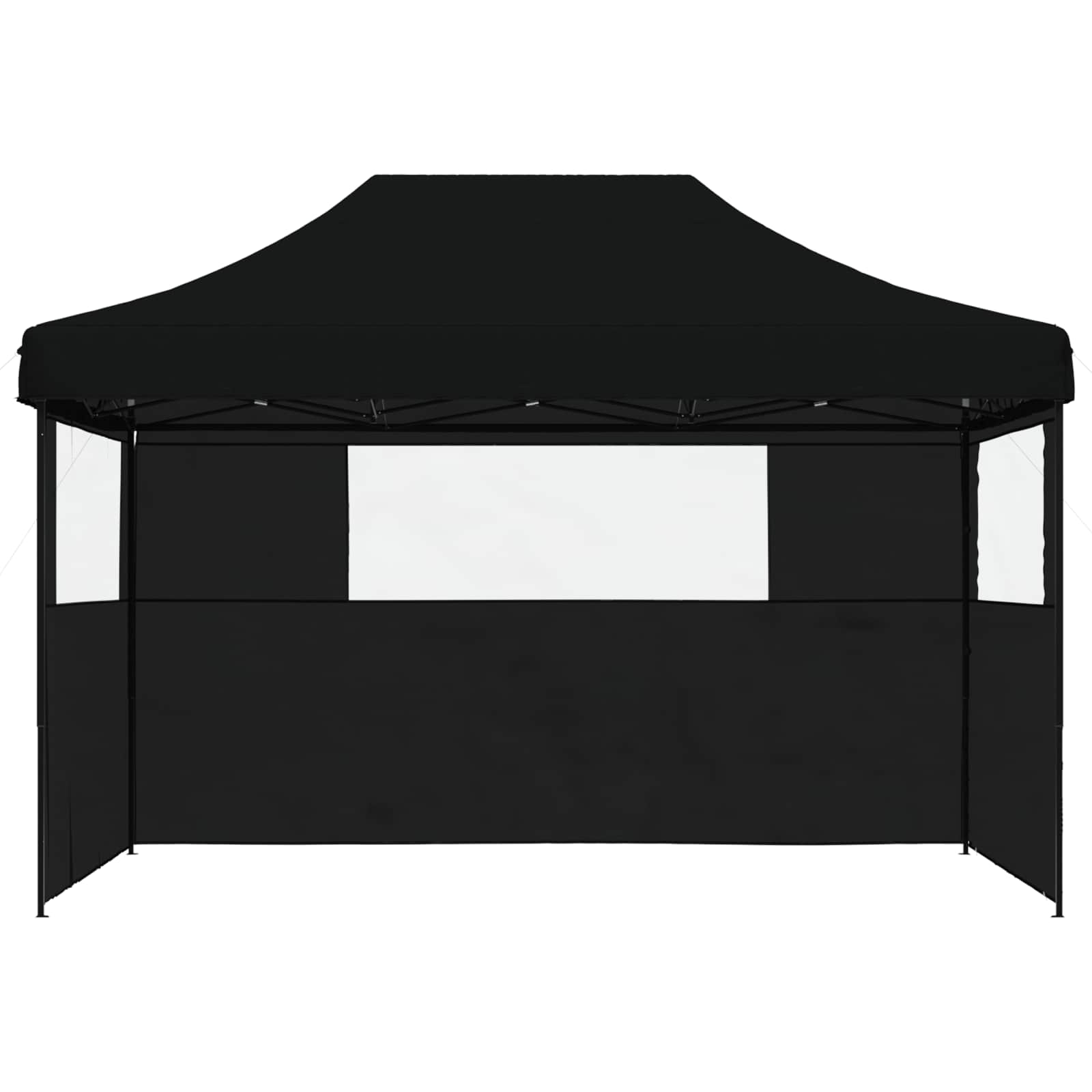 Tenda de festa preto 279 x 410 x 315 cm tecido oxford