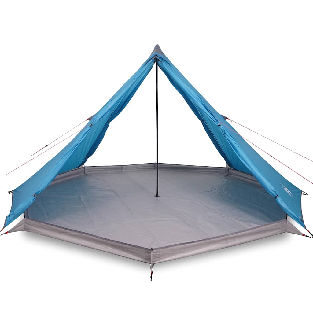 Tenda familiar tipi para 8 pessoas impermeável azul