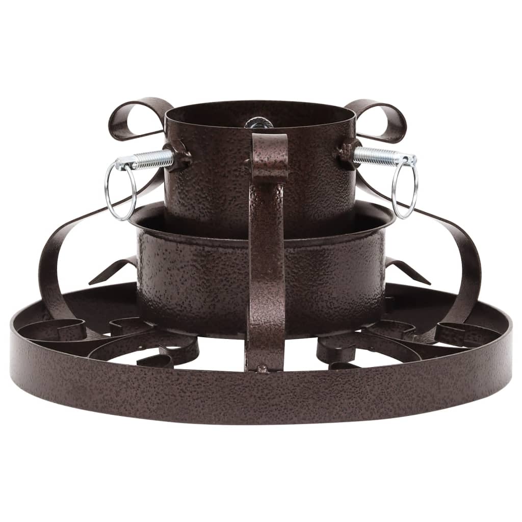 Suporte para árvore de natal 29x29x15,5 cm cobre antigo