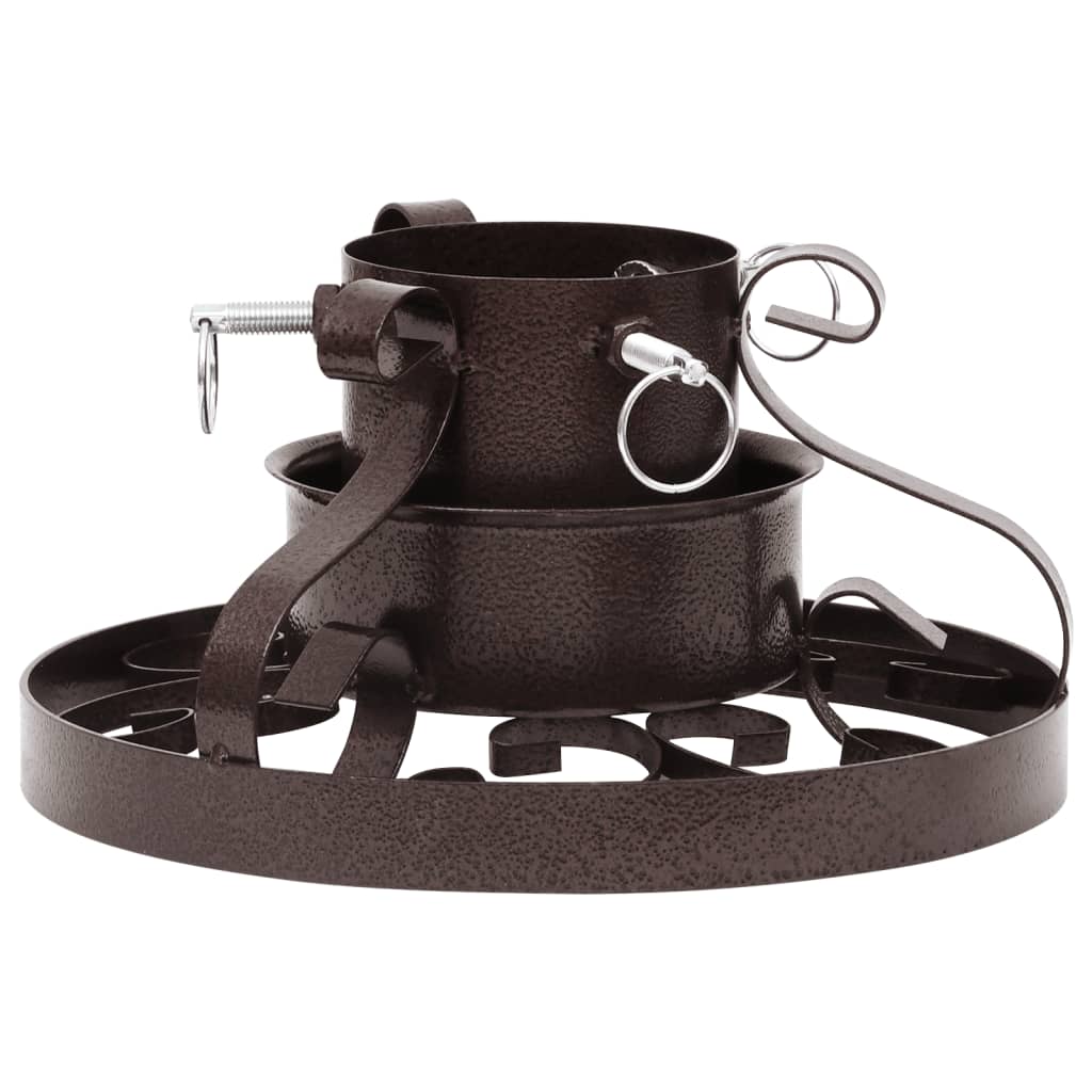 Suporte para árvore de natal 29x29x15,5 cm cobre antigo
